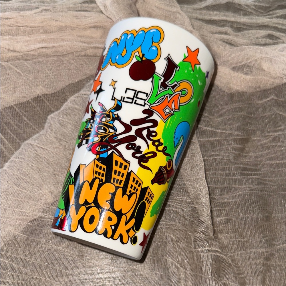limited edition 12 oz ceramic Starbucks tumbler